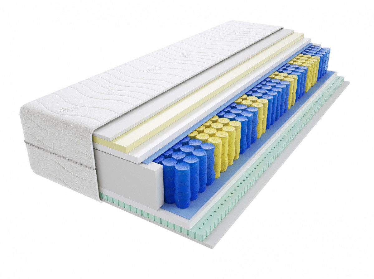 Taschenfederkernmatratze Matratzen, Сумкиmatratzen Remo 65x170 cm - viele Größen, Godre, 21 cm hoch