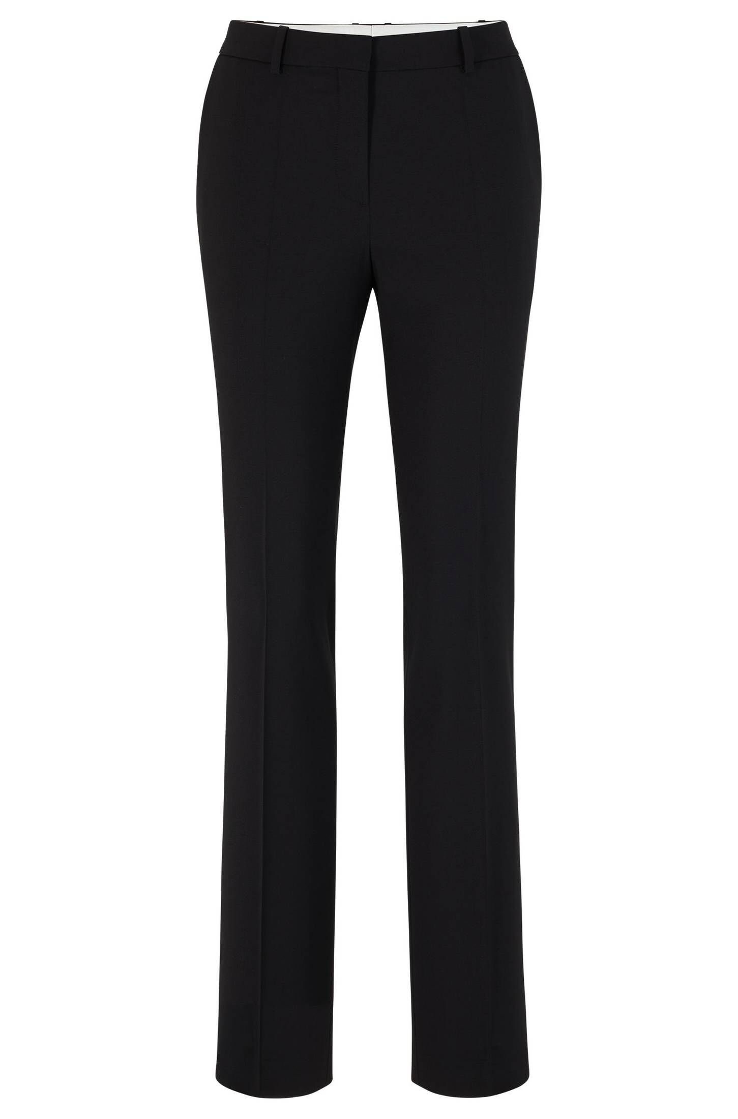 BOSS Stoffhose Damen Businesshose TAMEAH - 50490045 Regular Fit (1-tlg) schwarz (15)