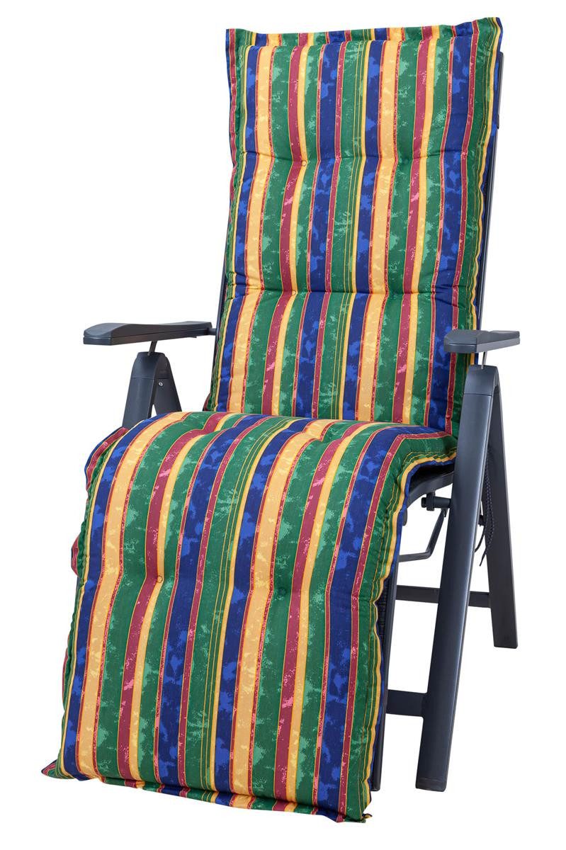KETTtex Sesselauflage Relaxliege Florence 2268 multicolor Streifen 168x49x8 cm KETTtex