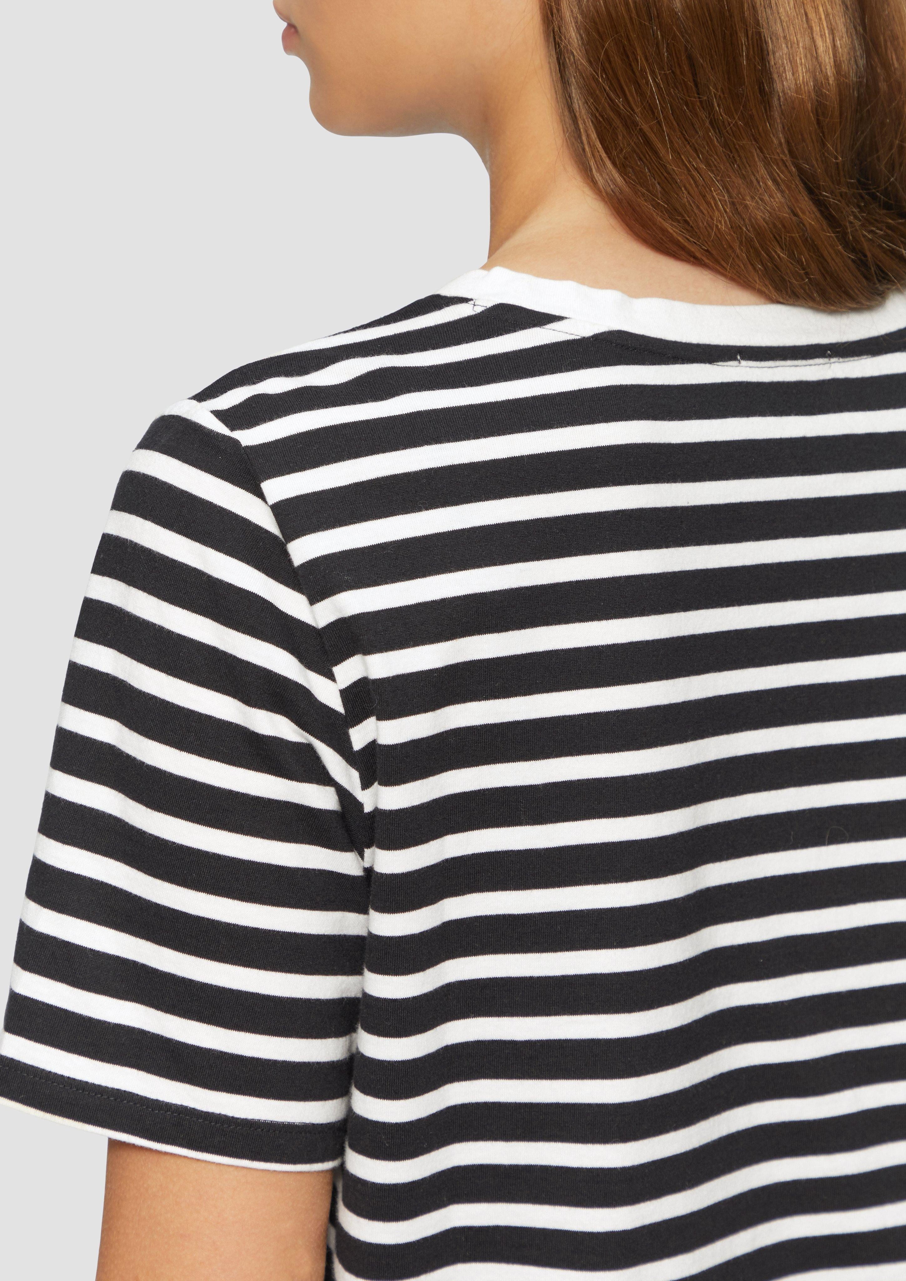 s.Oliver Kurzarmshirt Gestreiftes T-Shirt im Relaxed günstig online kaufen