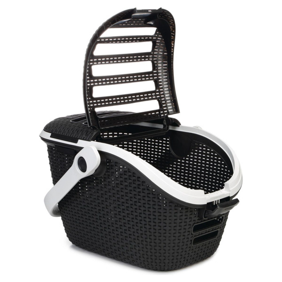 Curver Tiertransportbox Transportbox anthrazit für Katzen