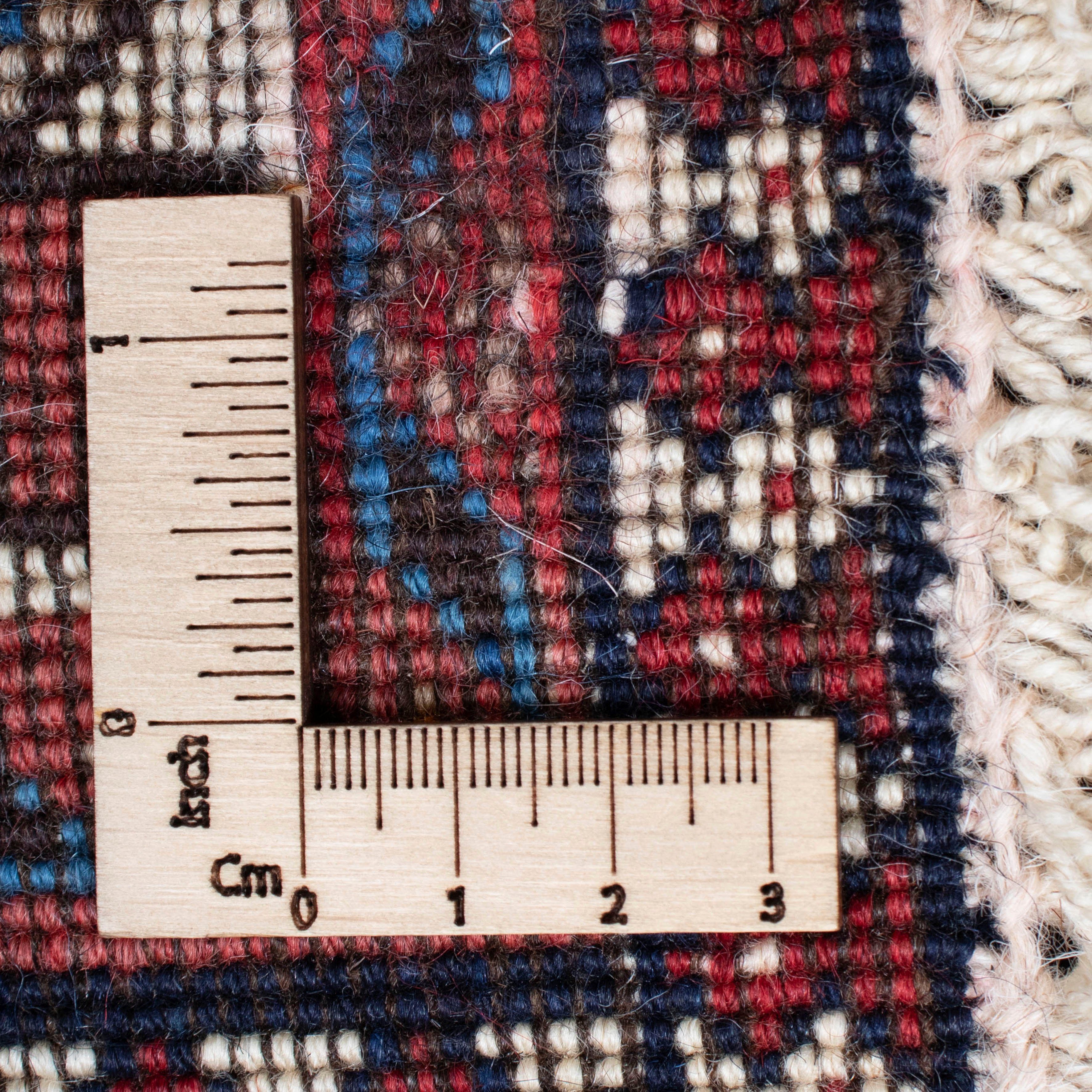 Einzelstück x 15 - rechteckig, Zertifikat Perser Bidjar mm, morgenland, 80 cm - 288 - Höhe: Orientteppich Handgeknüpft, dunkelblau, mit Wohnzimmer,