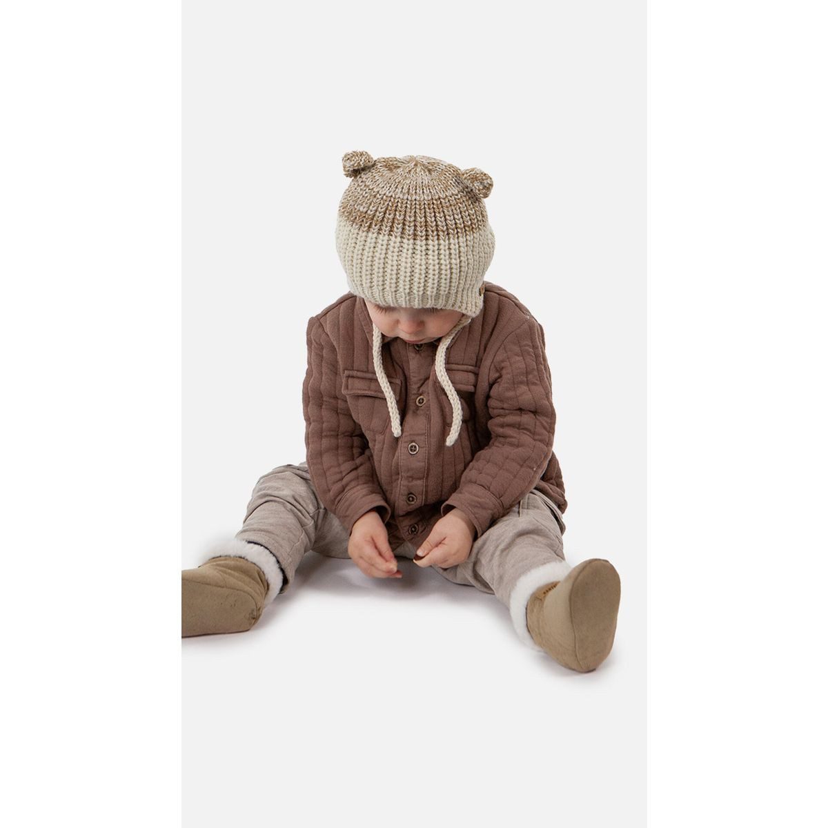 Barts Beanie Natsu Beanie Weiche, dehnbare Babymütze mit Ohrenklappen und Fleeceband für