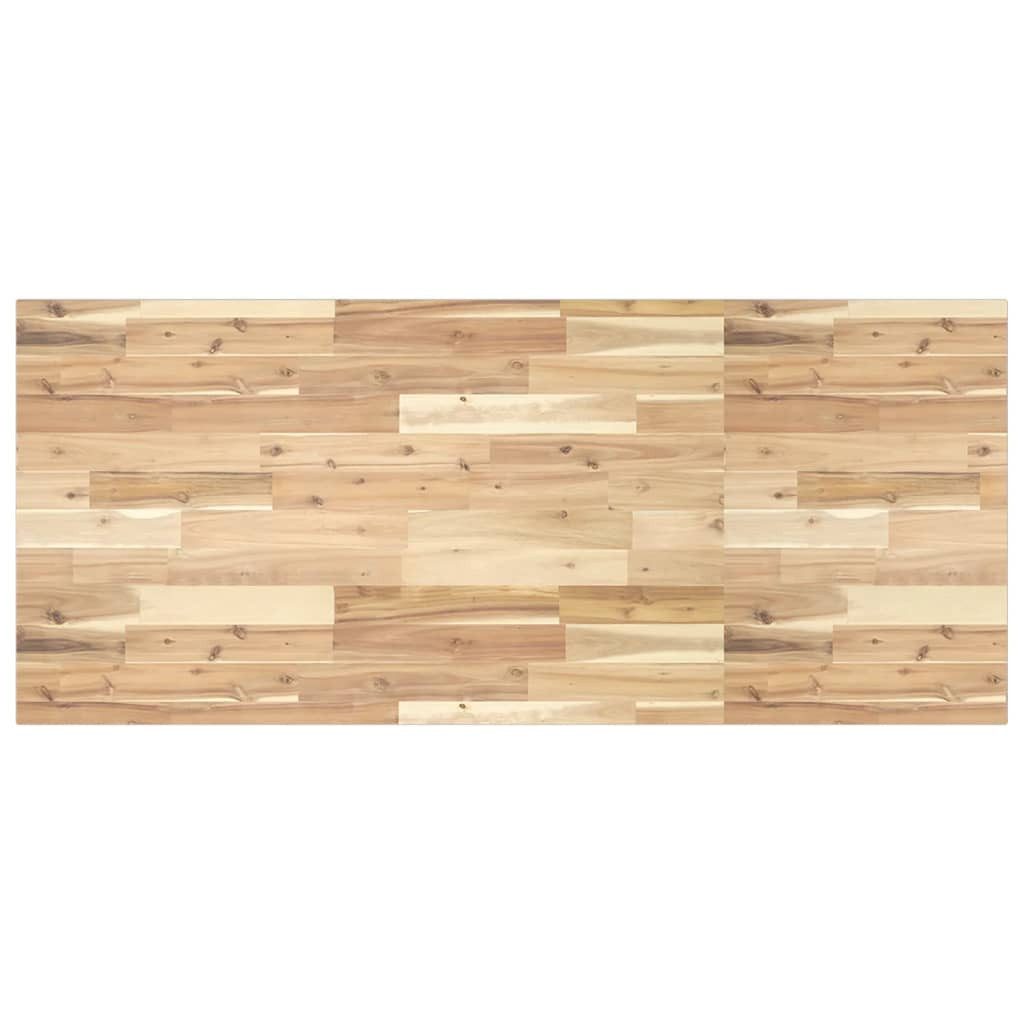 vidaXL Tischplatte 140 x 60 x 2 cm Tischplatte Rechteckig 140x60 cm Massivholz Akazie für