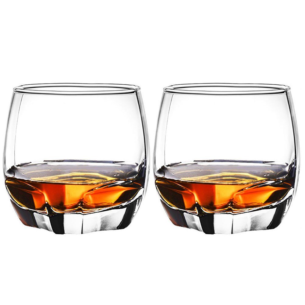 ErbseT Whiskyglas Whiskey Gläser,2er Set,Scotch Gläser,für Cocktails,360ml