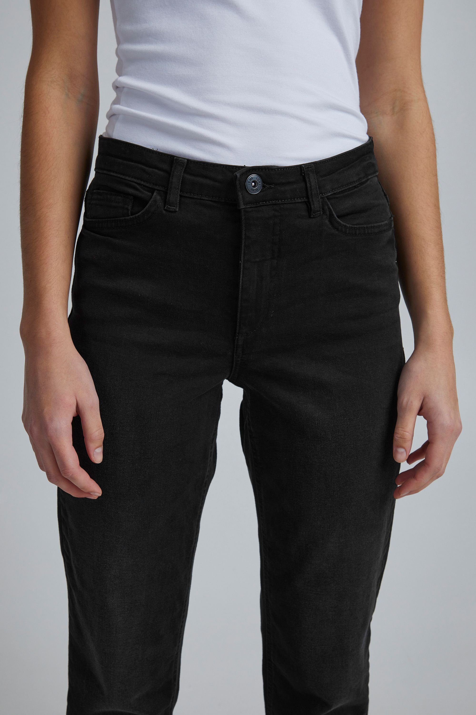 Black 5-Pocket-Jeans (19041) Washed 20110967 RAVEN IHTWIGGY Ichi -