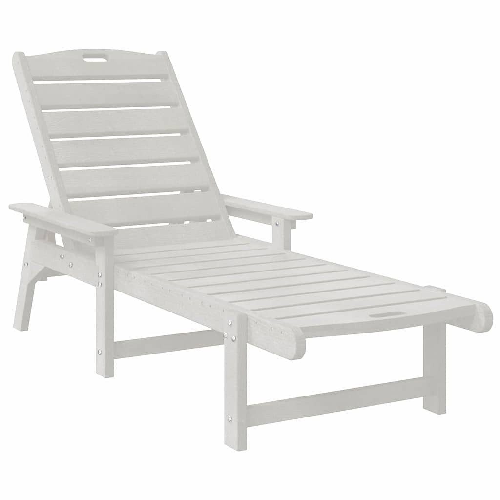 vidaXL Gartenstuhl Sonnenliege Weiß 73,5 x günstig online kaufen