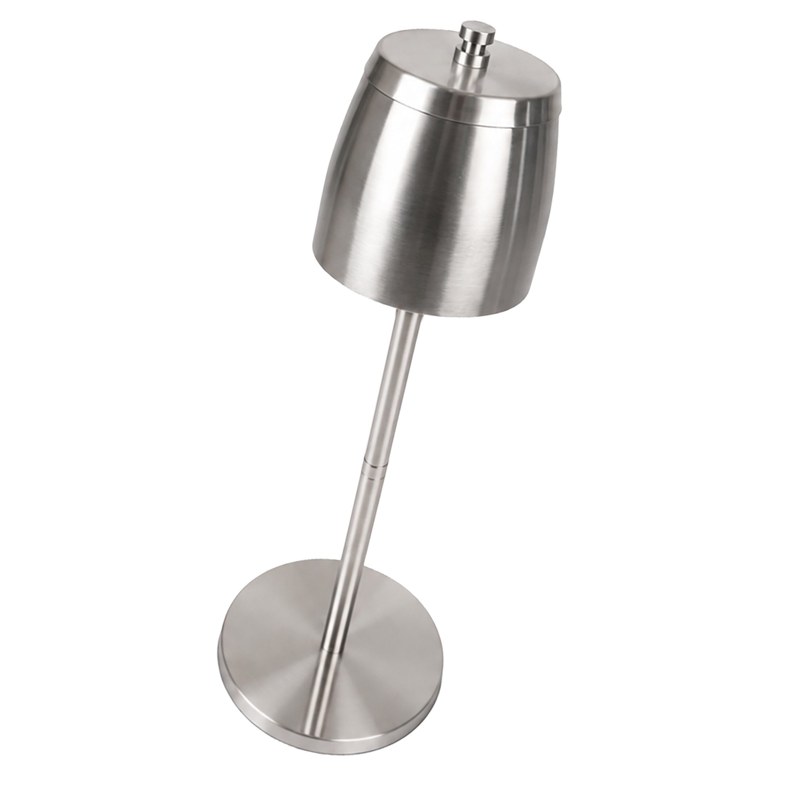 relaxdays Aschenbecher Standaschenbecher Edelstahl