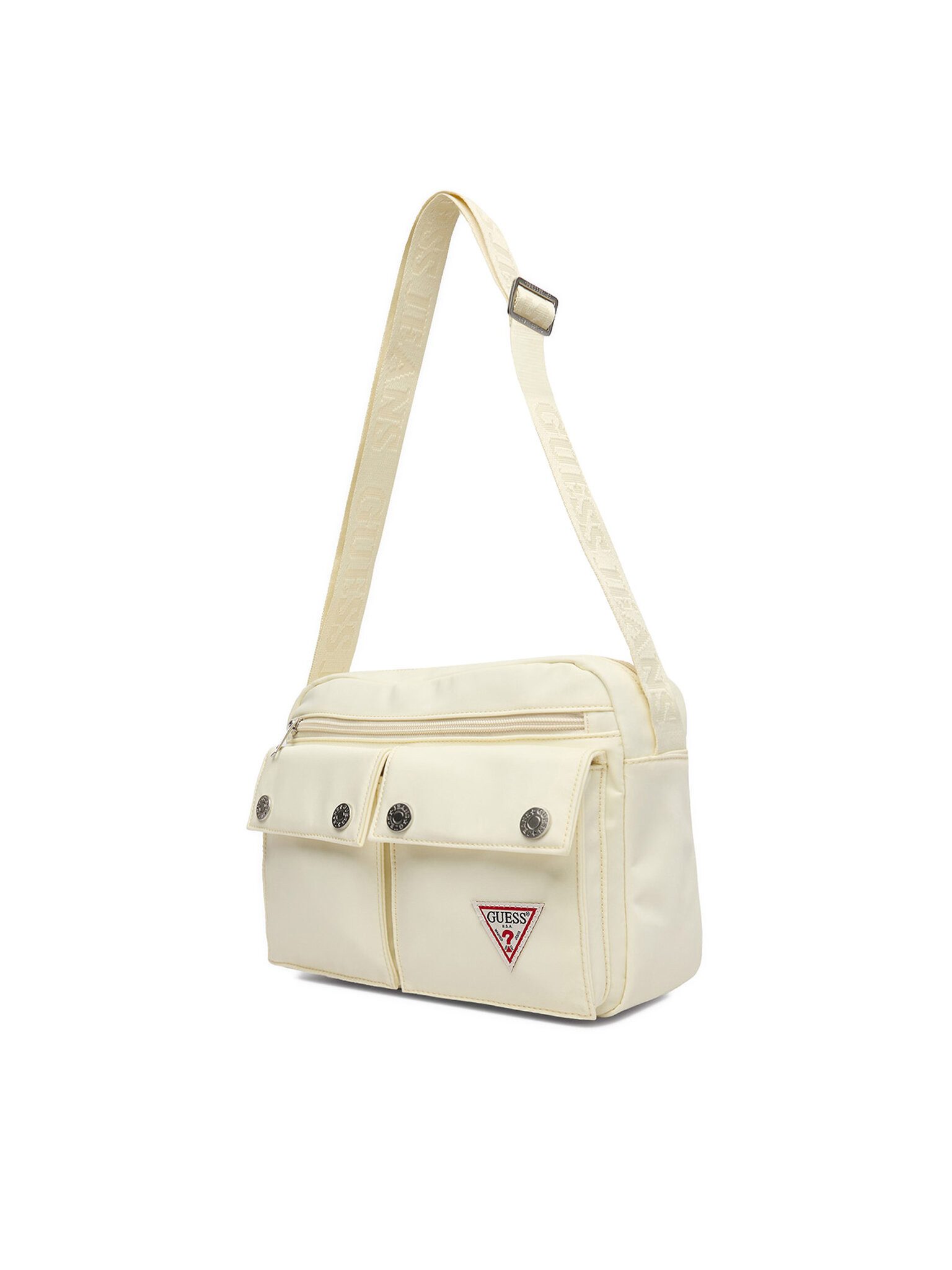 GUESS JEANS Handtasche Guess Jeans Damenhandtasche Écru GUESS JEANS-CWBEO-GUESS-XC-002-09 Bei