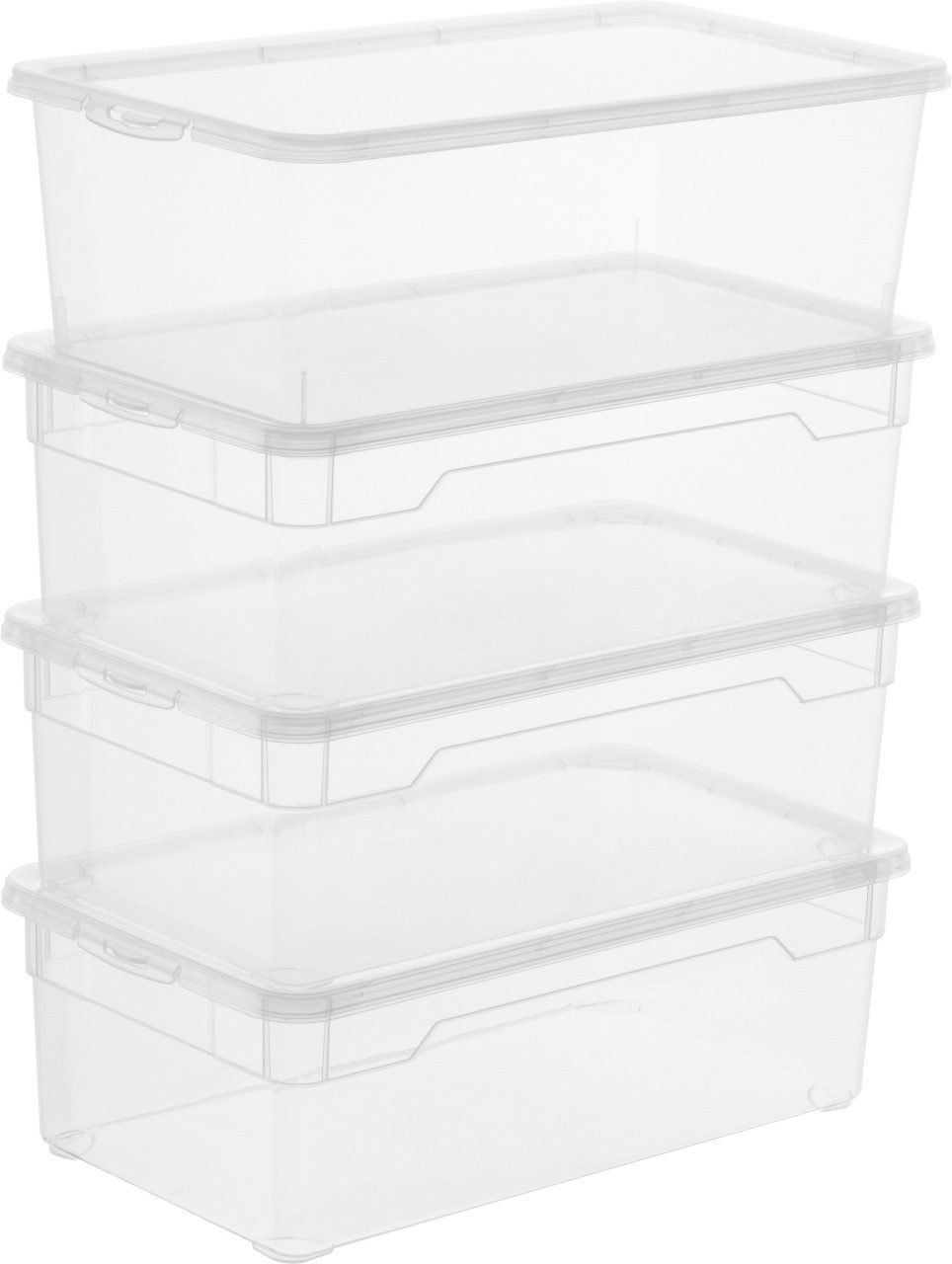 ROTHO Aufbewahrungsbox Rotho Aufbewahrungsbox CLEAR mit Deckel 5 L
