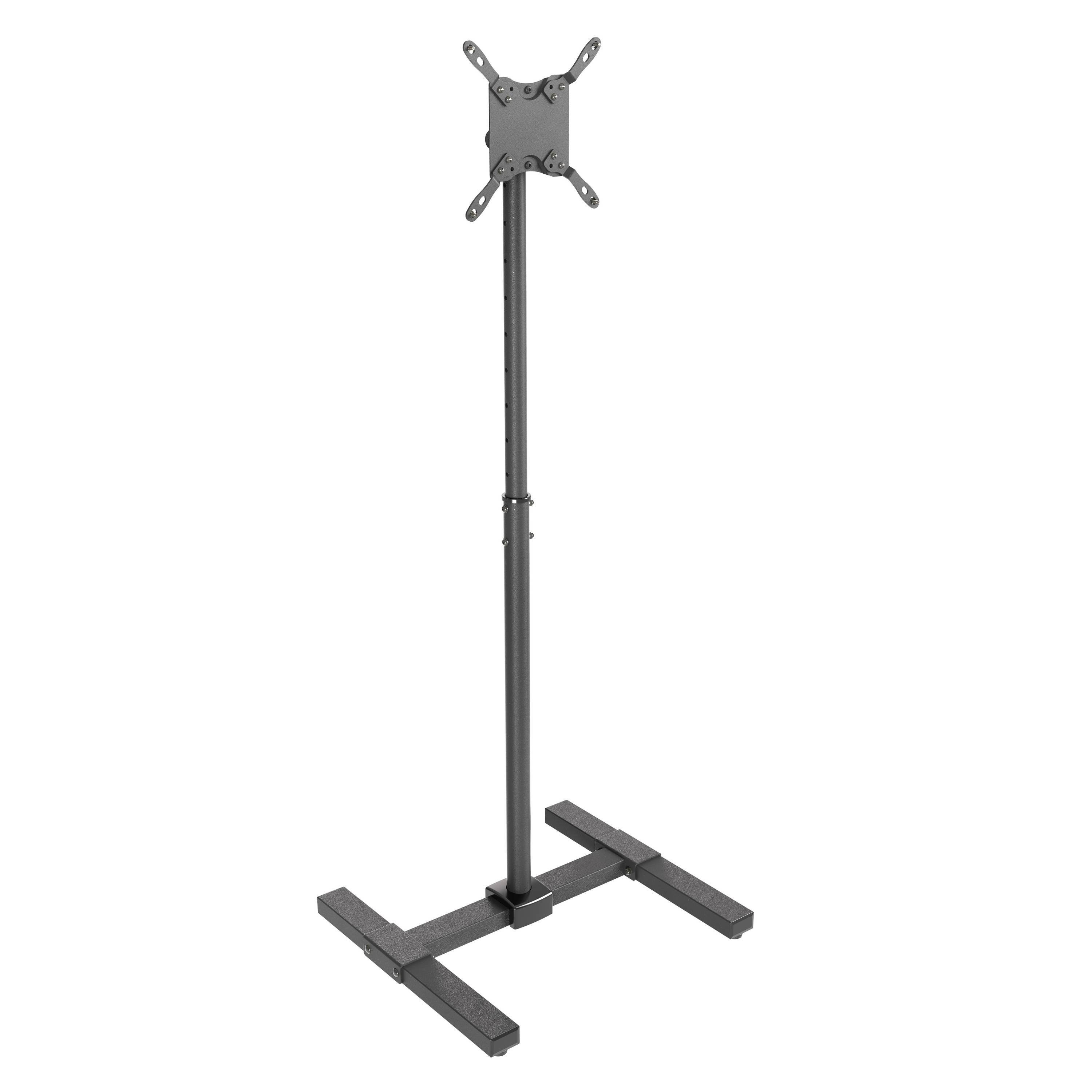 RICOO TV-Ständer Bildschirmständer für Touchscreens und Präsentationsbildschirme FS0522, (bis 42 Zoll, VESA 75x75 bis 200x200, 1-tlg., 20 kg Belastbarkeit, für 13-42 Zoll (33-107 cm) Bildschirm-Diagonale, TV Standfuß Fernseher Stativ ausziehbar höhenverstellbar neigbar)