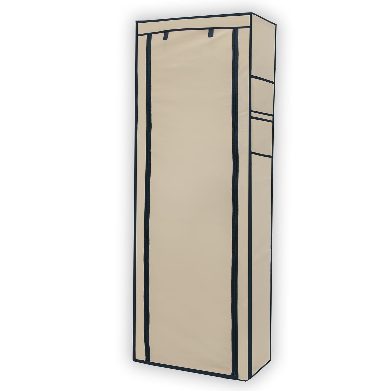Intirilife Glasuntersetzer, 1-tlg., Faltschrank Kleiderschrank Camping Steckschrank Textil Garderobe