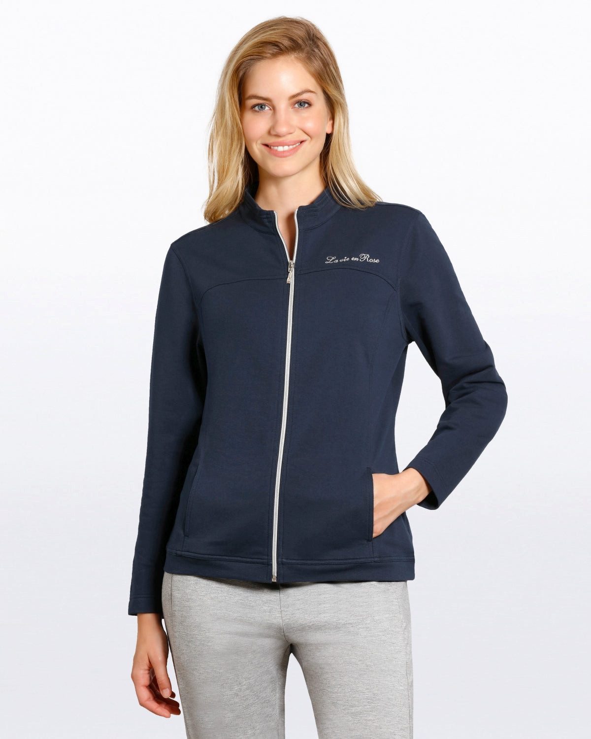 Hajo Sweatjacke Damen Freizeitjacke Premium Komfort – Bild 2 von 5