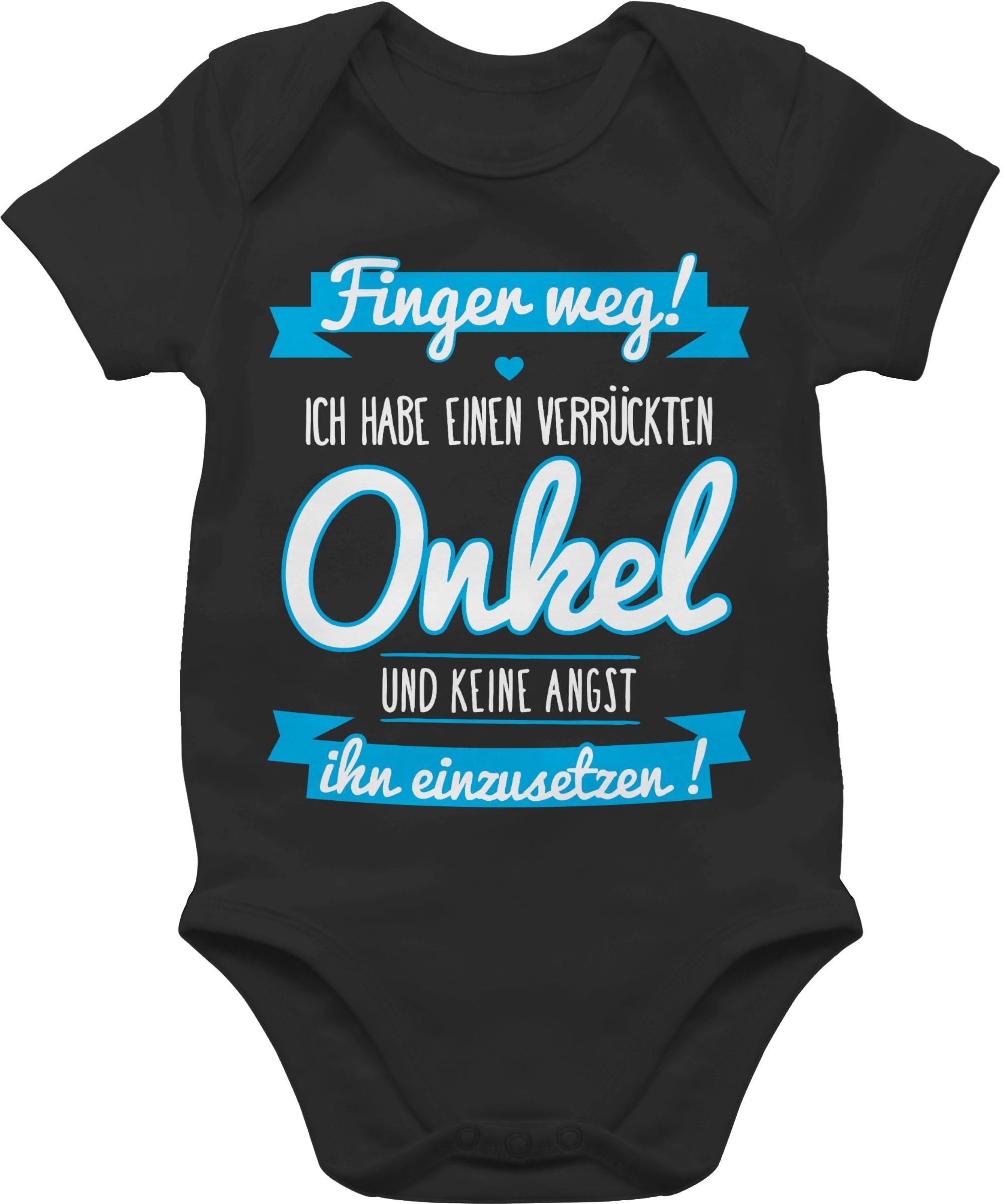 Shirtracer Shirtbody Ich habe einen verrückten Onkel - Baby Kleinkind Geschenk Sprüche Baby
