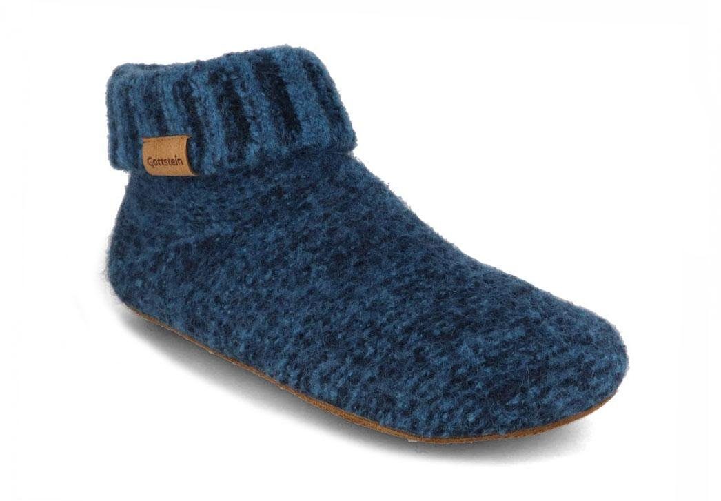 Gottstein Hüttenschuhe Knit Boot Hausschuh reine Schurwolle