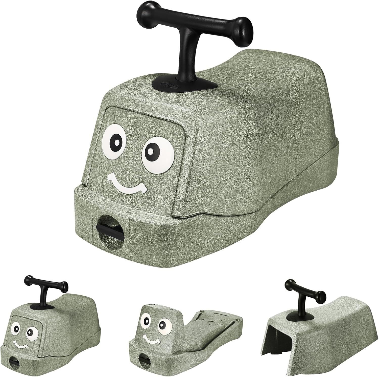 TLGREEN Rutscherauto 5 in 1 Babyrutscher mit Geräuschlose Räder, (Rutschfahrzeug), Babyroller bis 20kg, EPP, Baby Walker, Wippauto