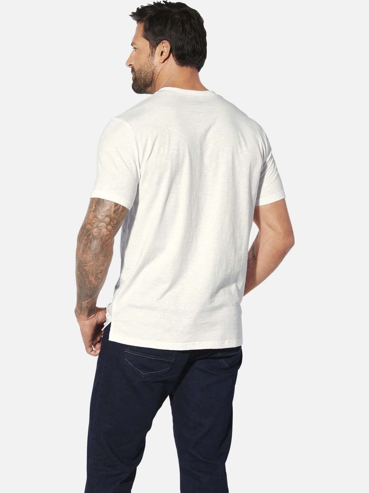 Jan Vanderstorm T-Shirt KARLFRIED mit Schnürung günstig online kaufen