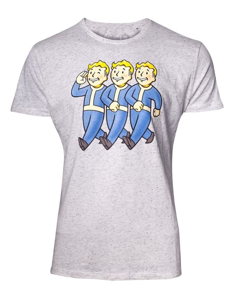 DIFUZED T-Shirt Fallout - Three Vault Boys