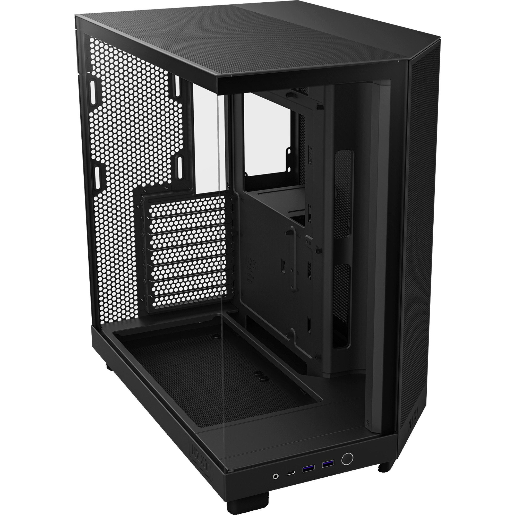 NZXT PC-Gehäuse NZXT H6 Flow, Tower-Gehäuse, (Tempered Glass)