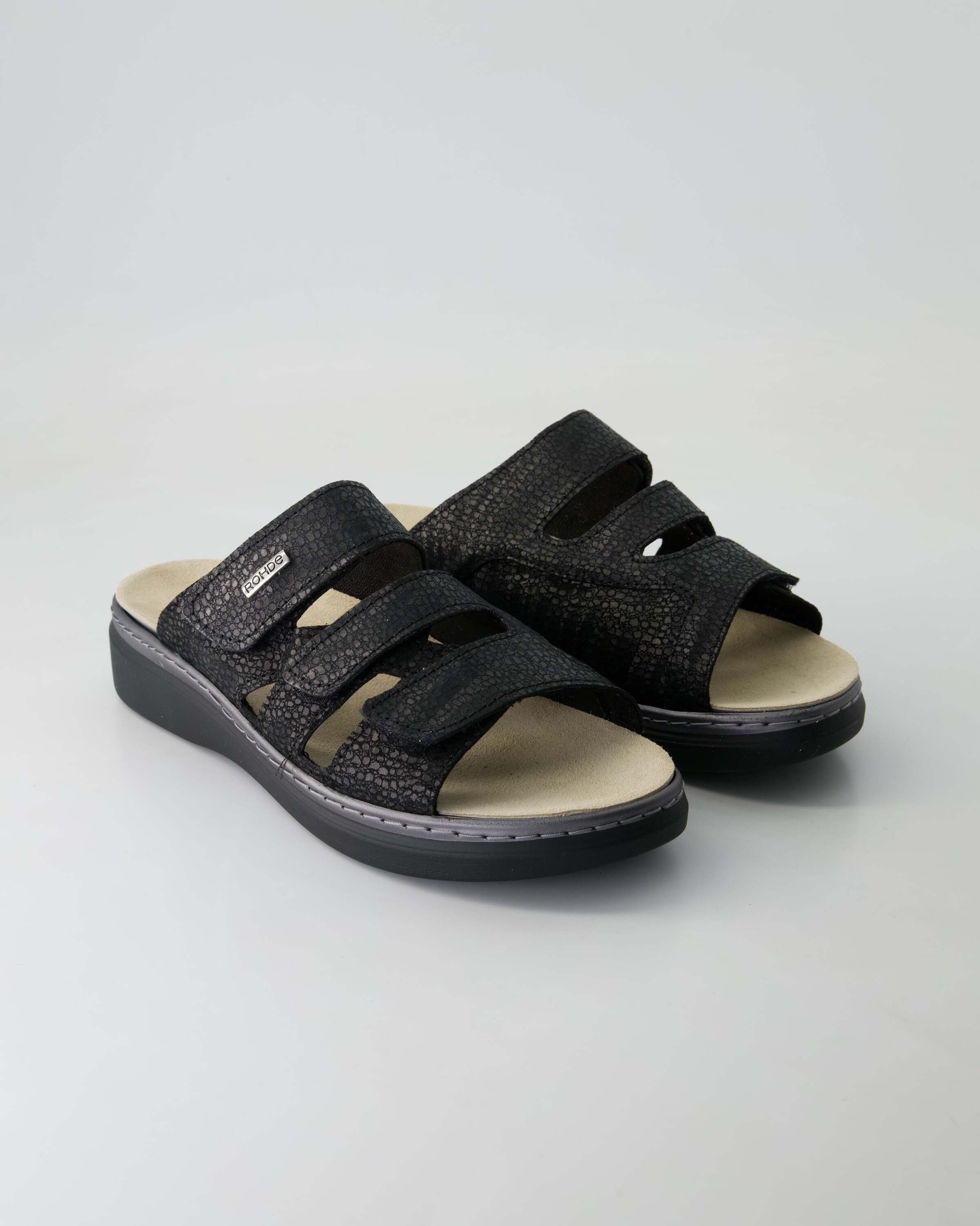 Rohde Abano Hausschuh Obermaterial: Leder