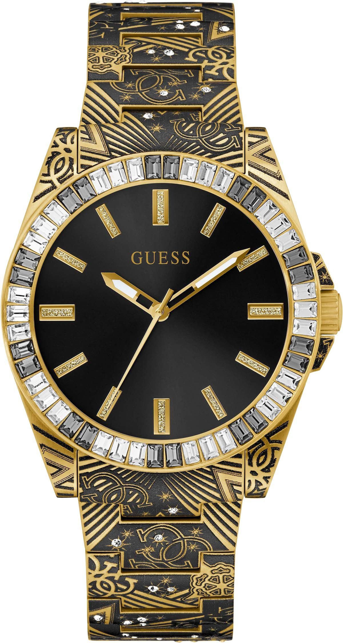 Guess Quarzuhr THRONE GW0496G2, Armbanduhr, Herrenuhr
