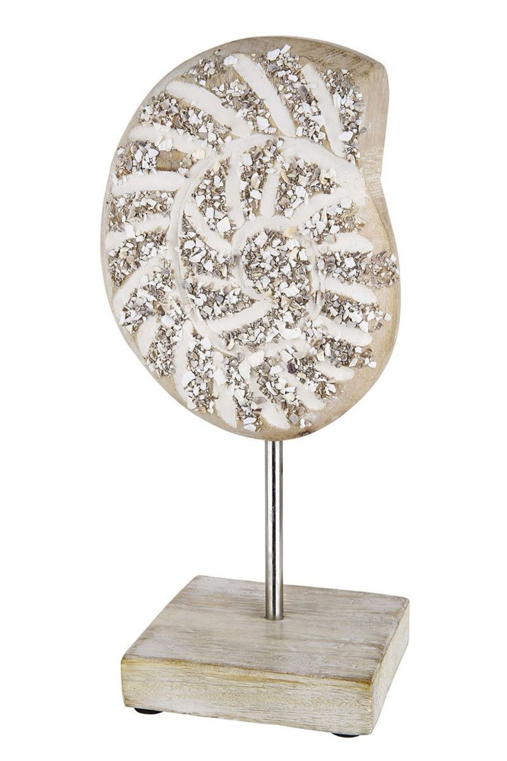 GILDE Dekoobjekt, Grosse maritime Dekofigur als Muschel Aufsteller Modell N günstig online kaufen