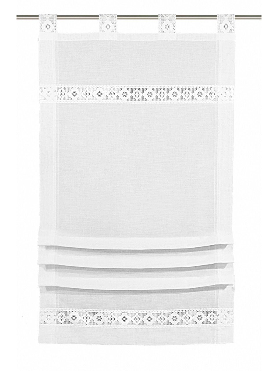 Neusser Collection Gardine Neusser Collection Landhaus Klippsrollo Daniela günstig online kaufen