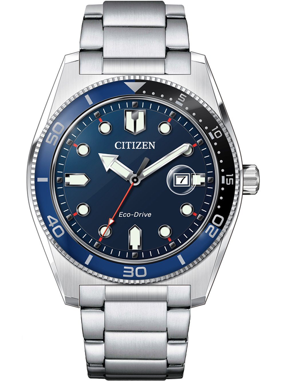 Citizen Quarzuhr Citizen AW1761-89L Eco-Drive Sport Herrenuhr 43mm 10ATM Citizen AW1761-89L Eco-Drive Sport Herrenuhr 43mm 10ATM