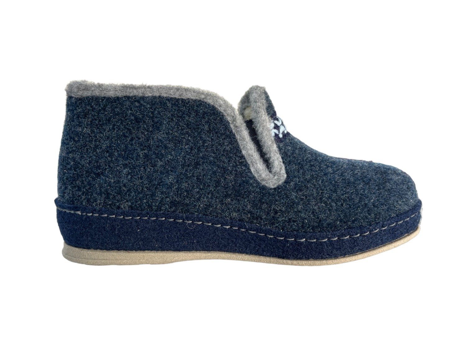 SCHAWOS Schawos Damen Hauschuh 2070-8 blau Hausschuh
