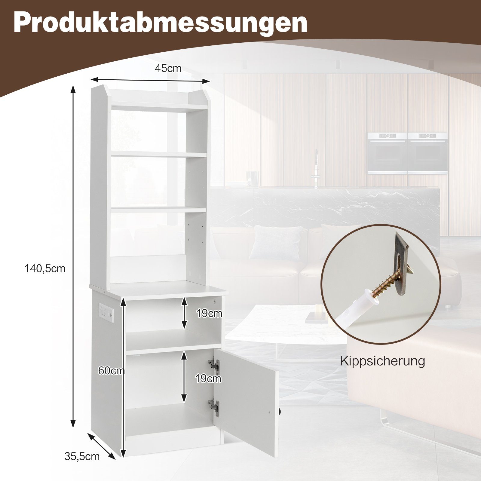 Amyove 2er Set Graue Nachttische Mit Ladestation – USB & Steckdose, Schublade & Regal, Für Schlafzimmer & Wohnzimmer
