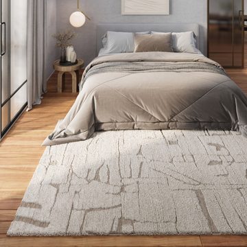 Teppich Nils, Wecon home, Höhe: 18 mm, Moderner, flauschiger Kurzflorteppich für Wohnzimmer oder Schlafzimmer