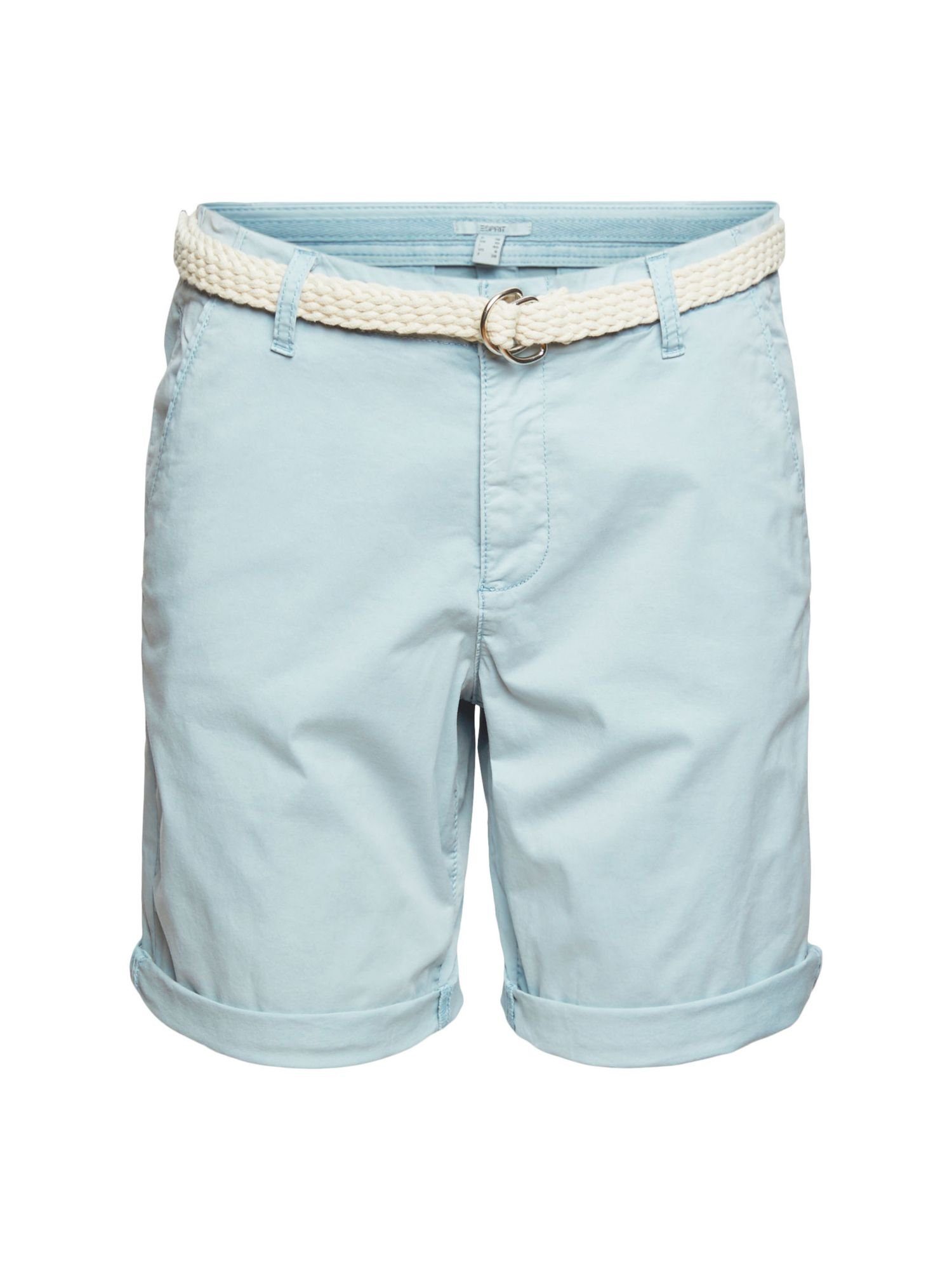 Flechtgürtel Esprit Shorts (1-tlg) GREY BLUE mit Shorts