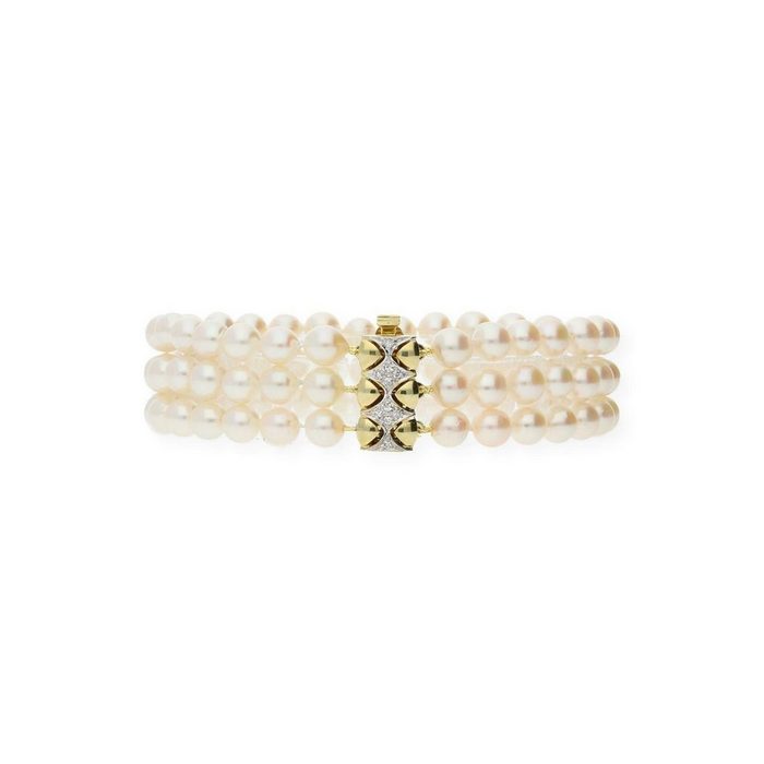 JuwelmaLux Perlenarmband Armband Gold Perlen