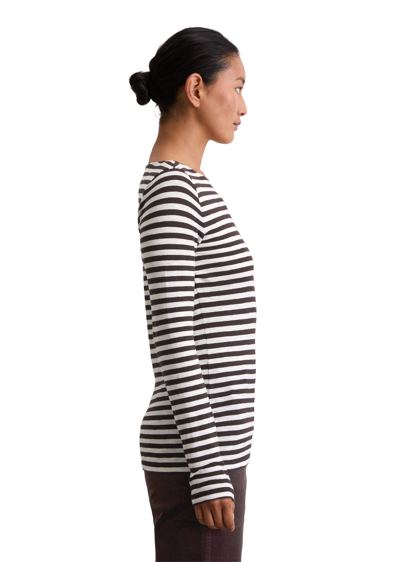 Marc O'Polo Langarmshirt aus Slubjersey günstig online kaufen