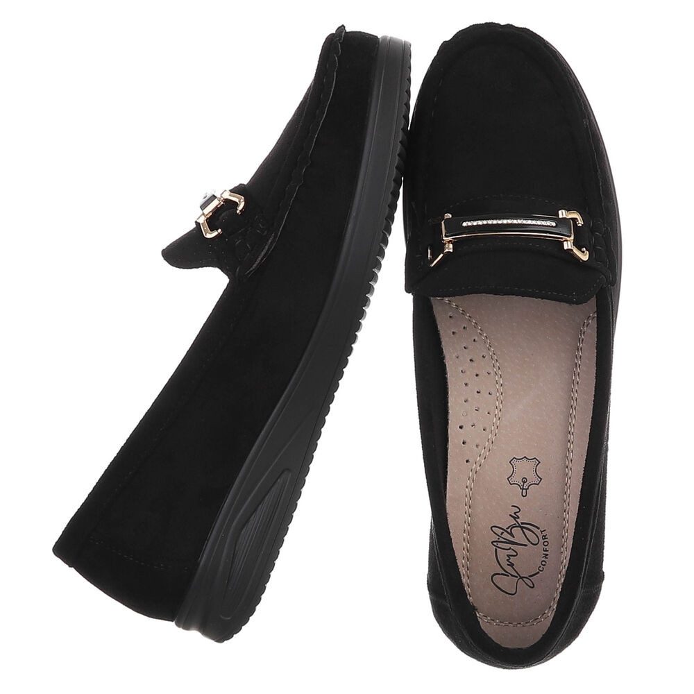Ital-Design Eleganter Mokassin für Damen – Bequem und vielseitig Slipper (9 günstig online kaufen