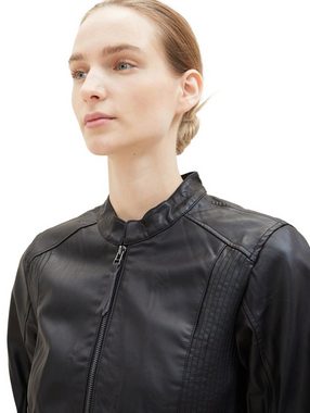 TOM TAILOR Lederjacke faux leather jacket