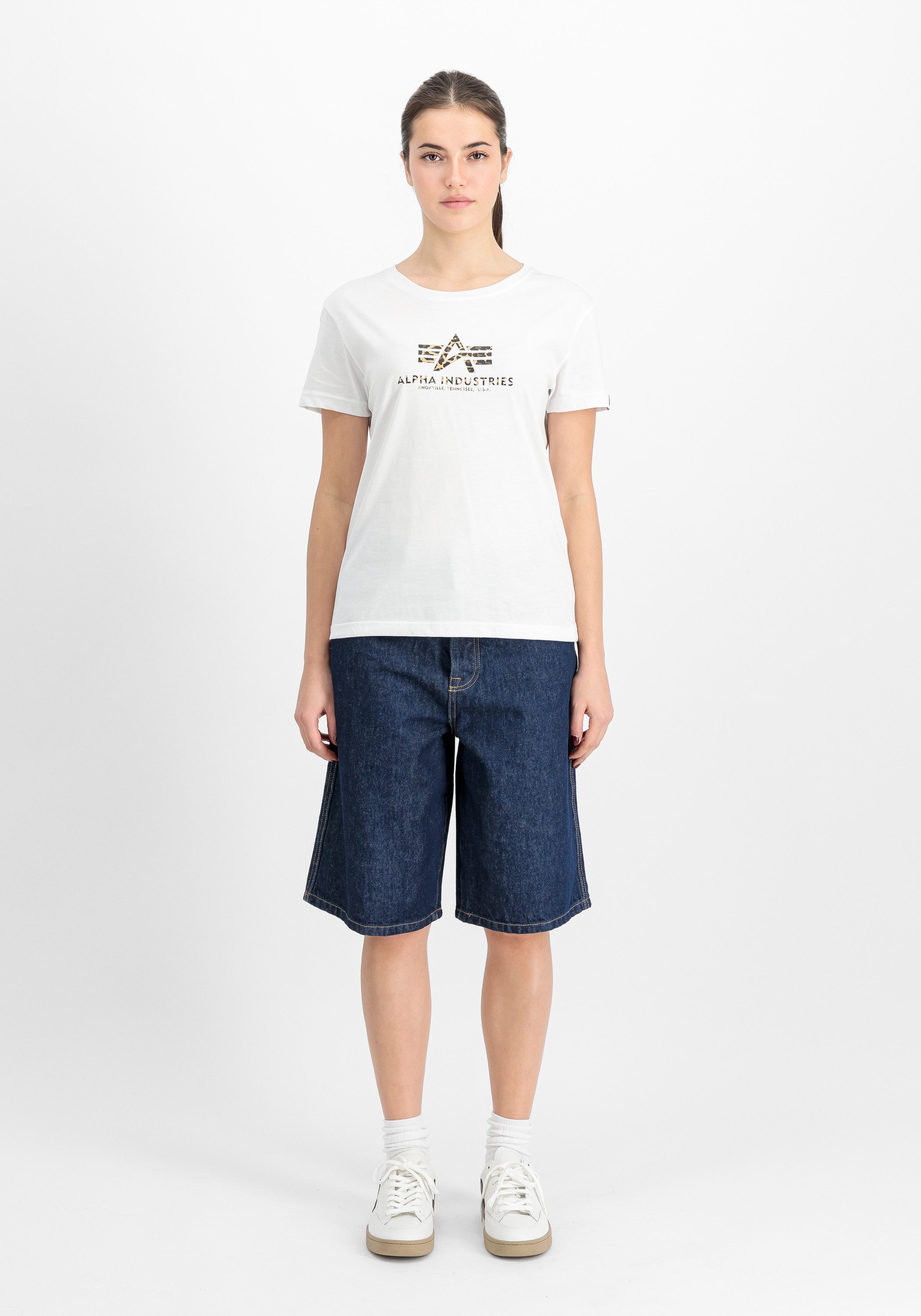 Alpha Industries T-Shirt Basic T-Shirt BL Mirror Leo W