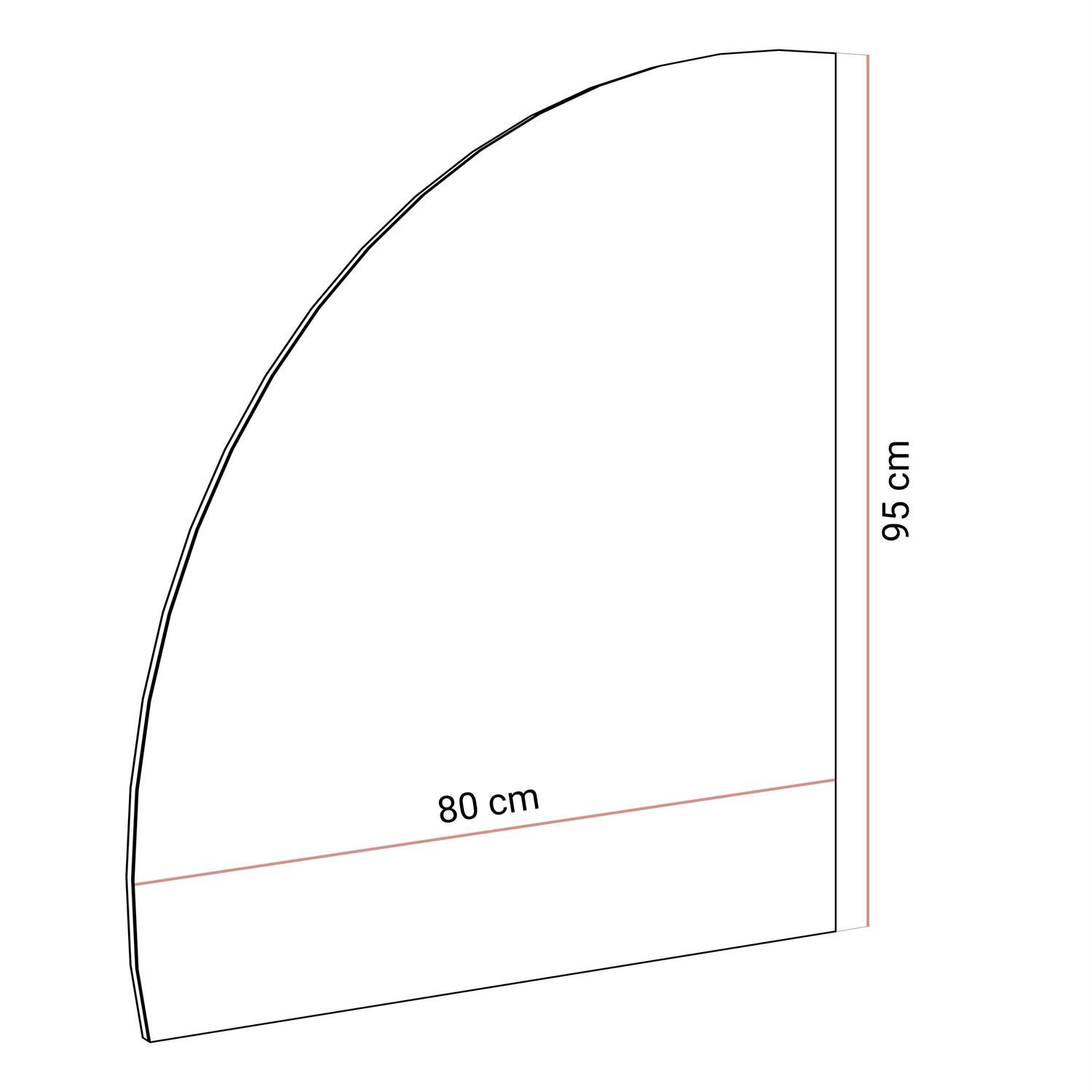 Lookway Spiegel QUINNIE Wandspiegel mit LED-Beleuchtung, Breite: 80 cm, Höhe: 95 cm – Bild 3 von 3