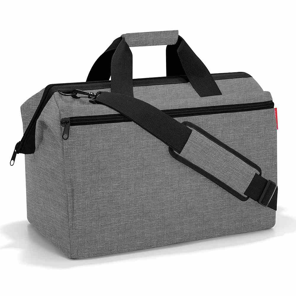 REISENTHEL® Reisetasche reisenthel allrounder L pocket 32l twist silver MK7052 grau meliert Re
