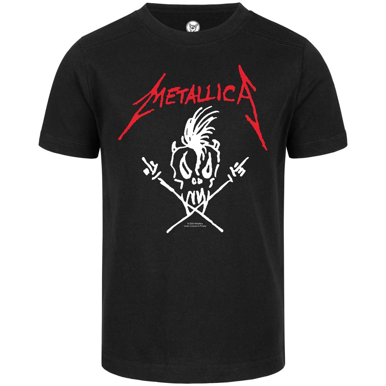 Metal Kids T-Shirt mit Metallica (Scary Guy) Aufdruck für Kinder (2–14 J)