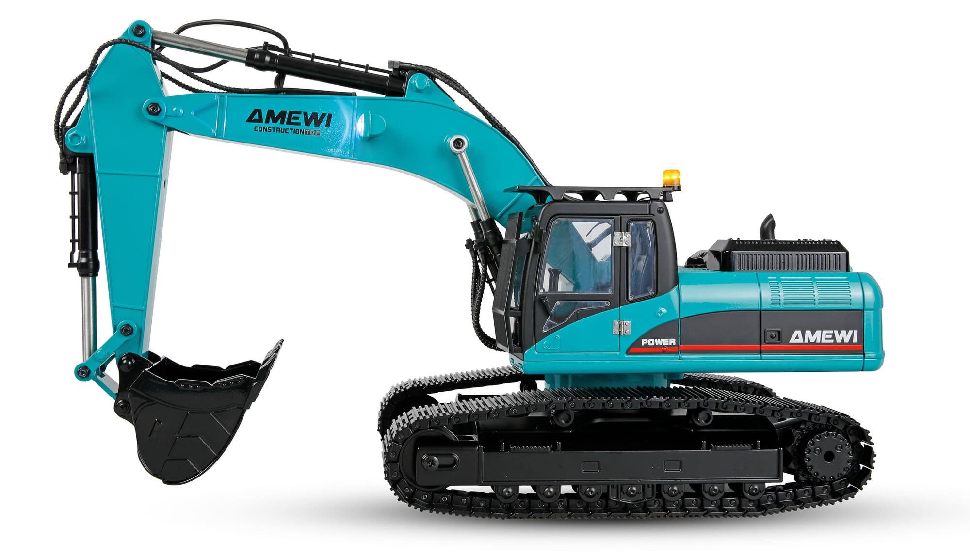 Amewi RC-Bagger Amewi G705E Bagger Metall 1:14 RTR petrol