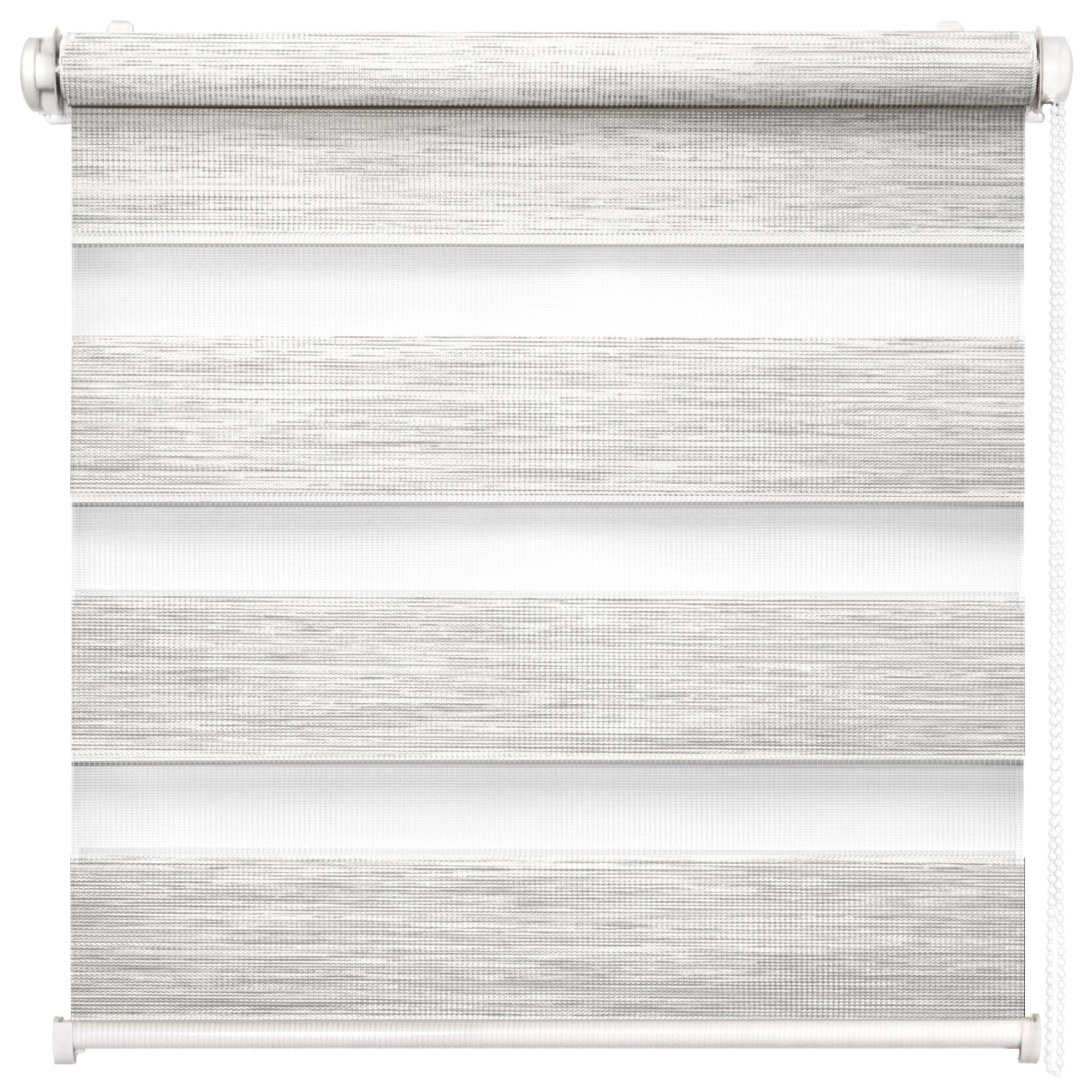 Doppelrollo Fensterrollo Duo-Rollo Klemmfix, Rikmani, Klemm- oder Schraubmontage, Moderne Optik, Klemm- oder Schraubmontage, Sicht- und Sonnenschutz