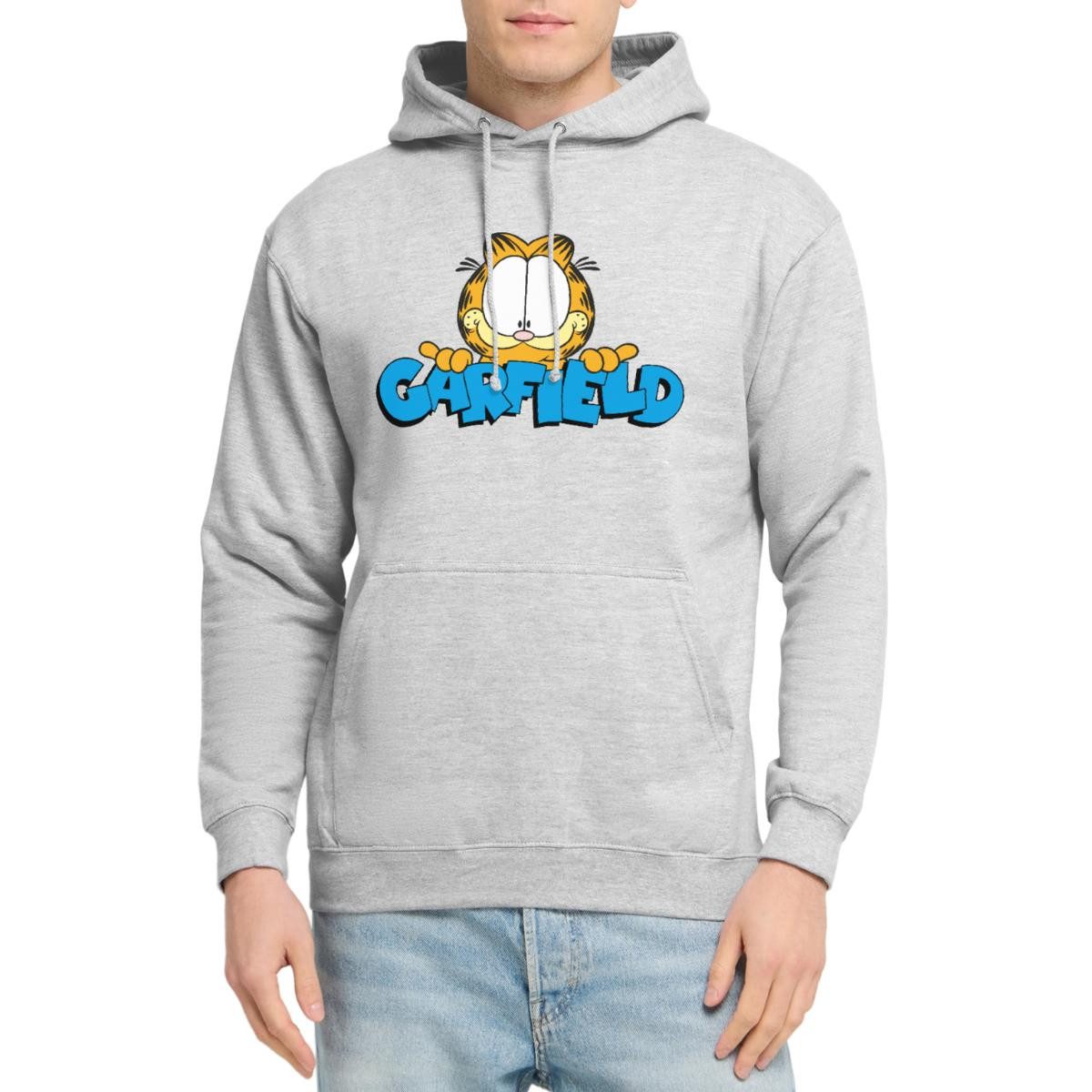 Spreadshirt Hoodie Garfield Gesicht Logo Unisex Hoodie (1-tlg)