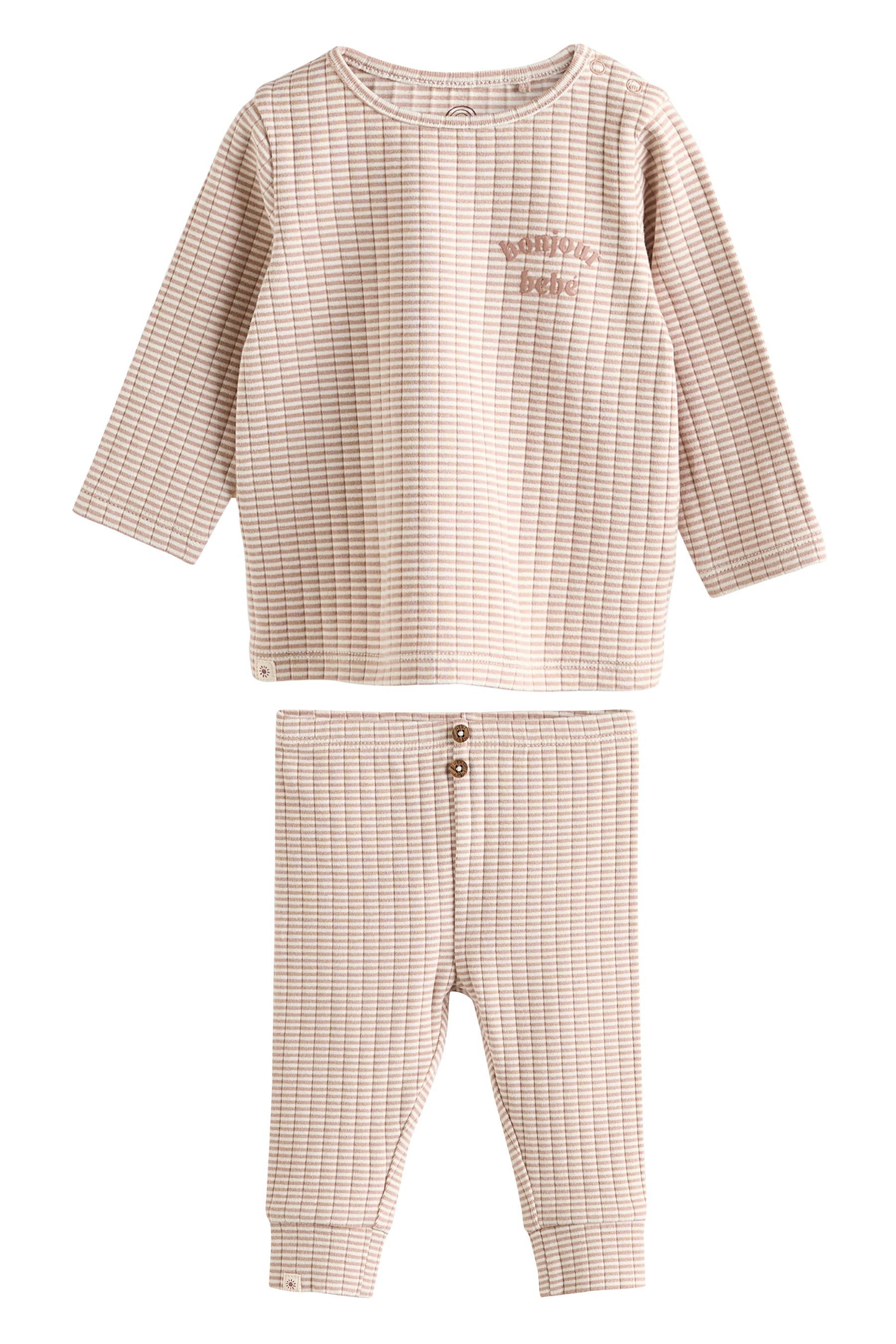 Top & Leggings 2-teiliges Baby-Set mit Oberteil und Leggings