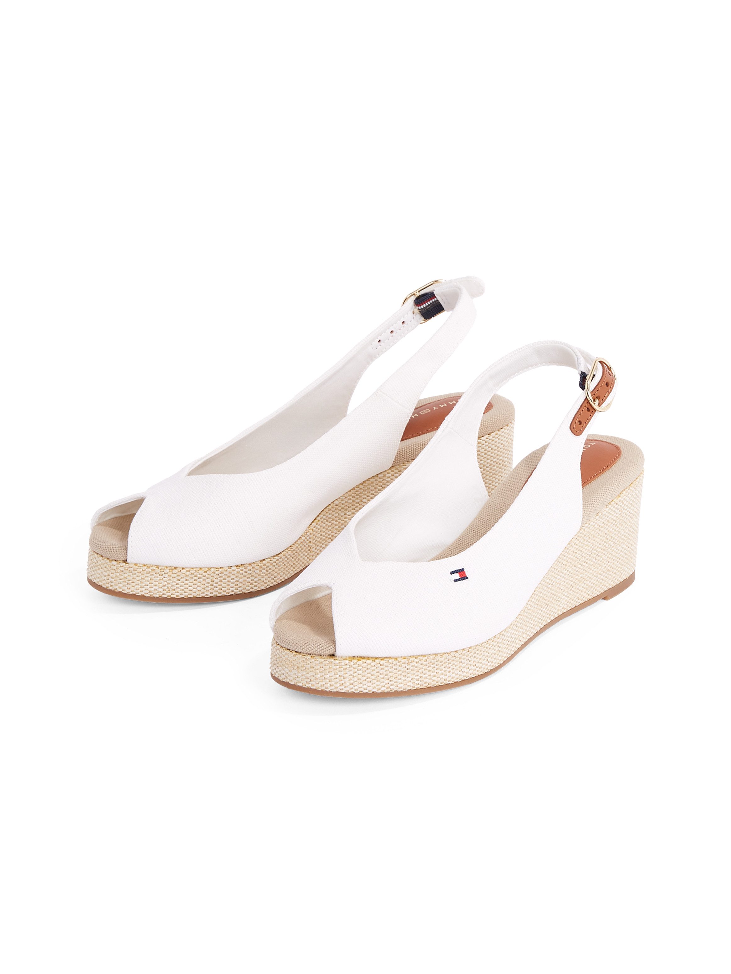 Tommy Hilfiger FLAG MID WEDGE ESPAD SLINGBACK Keilsandalette, Plateau, Somm günstig online kaufen