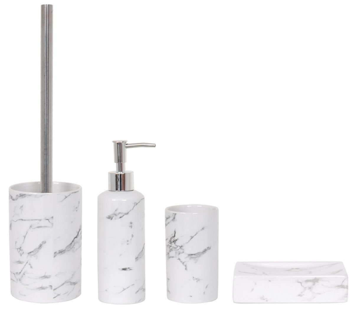 MSV Badaccessoires-Sets Bad-Zubehör-Set TOSCANA