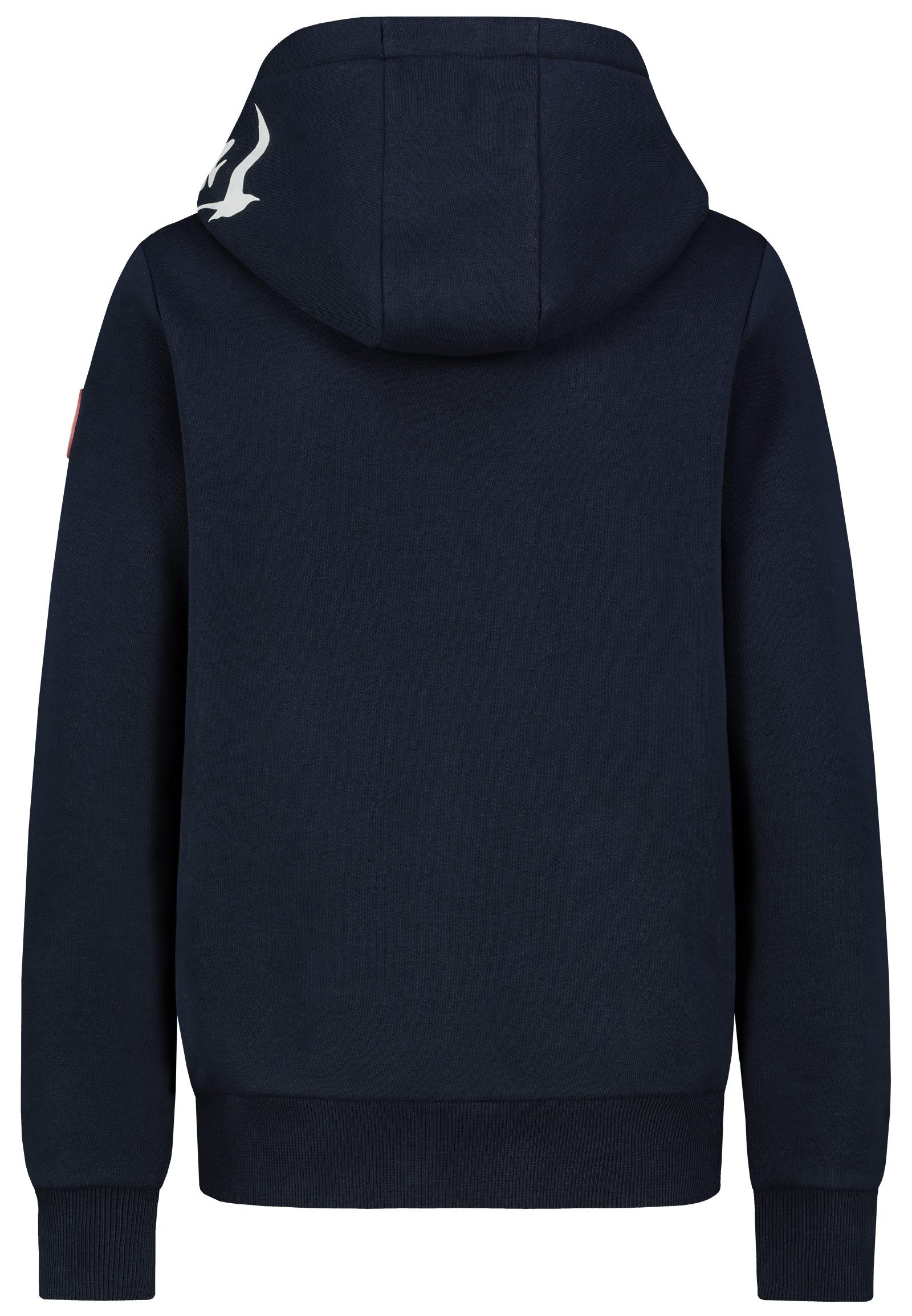 Eight2Nine Kapuzenpullover Damen Hoodie mit Küstenprint günstig online kaufen