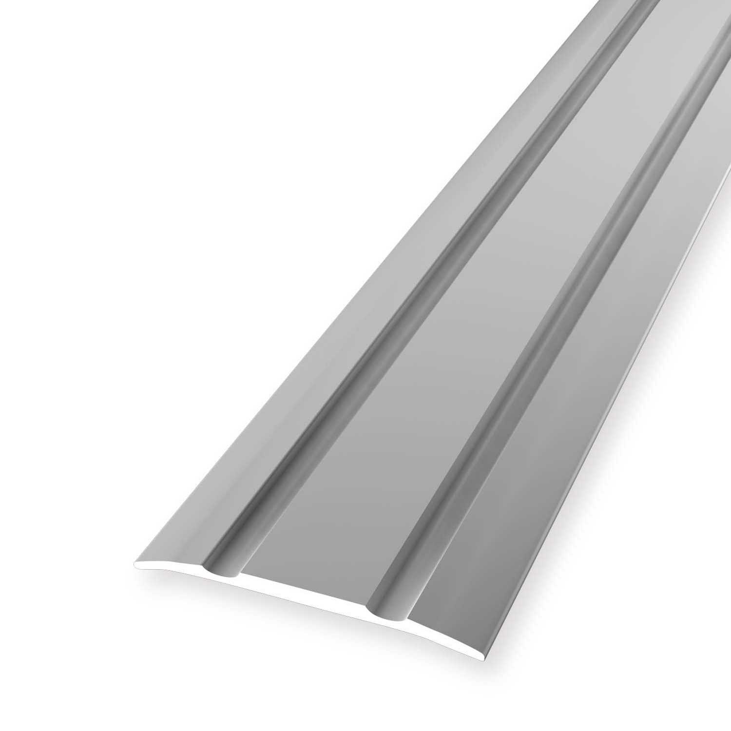 Küberit Übergangsprofil 3 x 30 x 2700 mm Aluminium Übergangsschiene Silber Selbstklebend