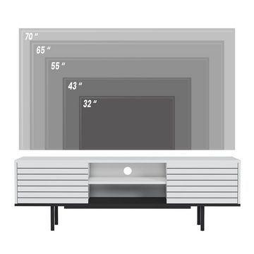 Skye Decor TV-Schrank 52x160x35 cm, 100% Melaminbeschichtete Partikelplatte