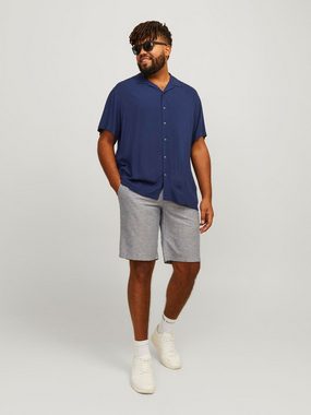 Jack & Jones PlusSize Kurzarmhemd JJEJEFF SOLID RESORT SHIRT SS SN PLS mit Resort Kragen